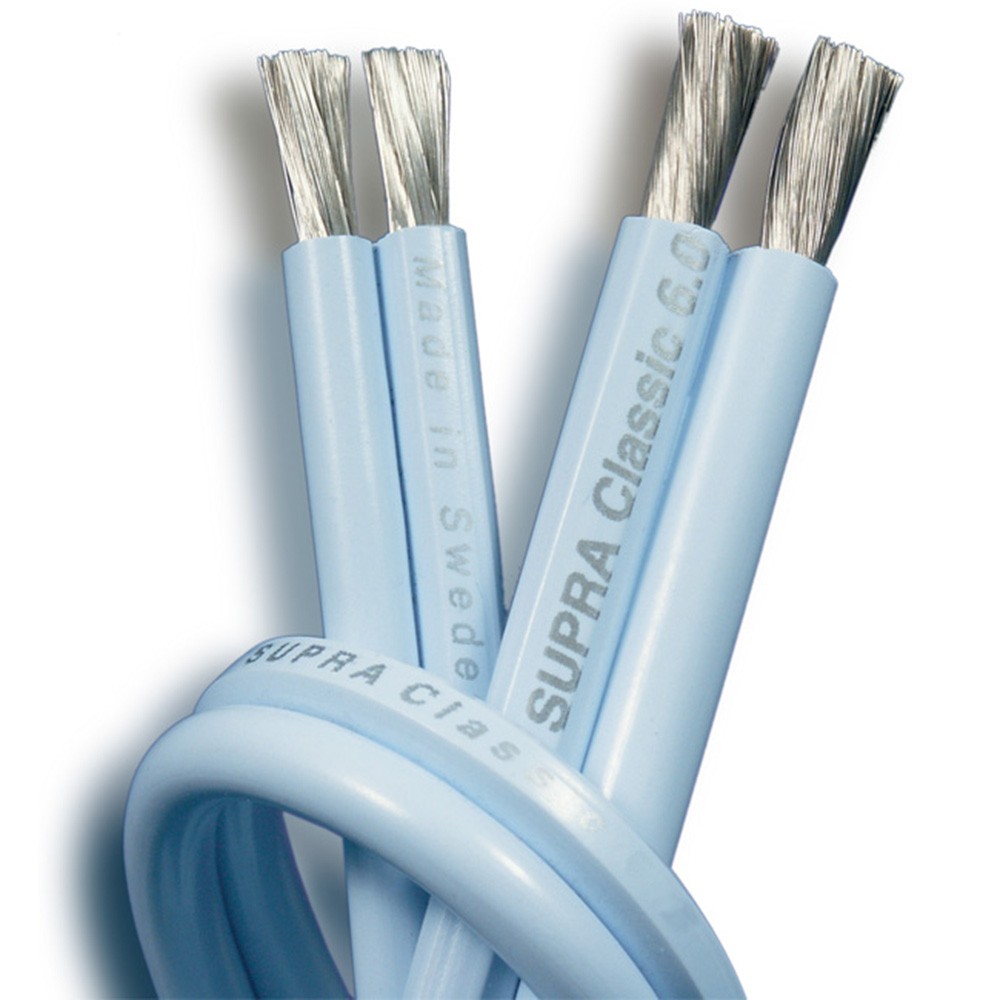 Купить Акустический кабель на катушке Supra Cables Classic 2x6.0 Blue в интернет магазине в Москве цены в каталоге Barnsly Store