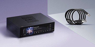 Две новинки для аудиофилов: чёрный Matrix Audio TS-1 и фирменный тактовый кабель