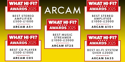 Arcam торжествует: пять моделей получили What Hi-Fi? Awards 2025