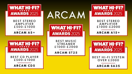 Arcam торжествует: пять моделей получили What Hi-Fi? Awards 2025